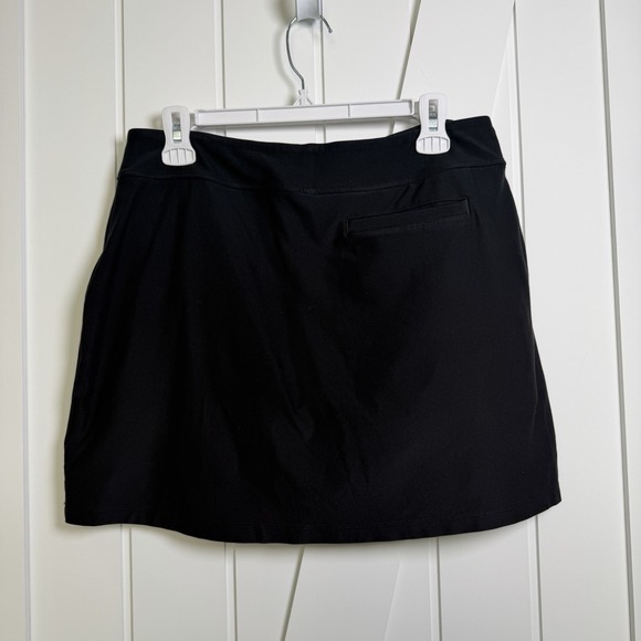 Nike Golf Dri Fit Skirt Skort Size Medium Black Activewear Athleisure Sporty - Picture 3 of 6